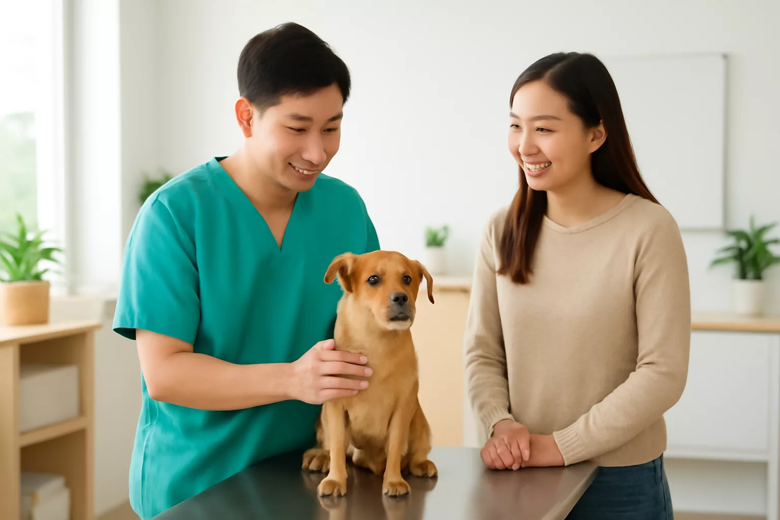 Phòng khám thú y, cửa hàng thú cưng: bot không chẩn đoán qua tin nhắn