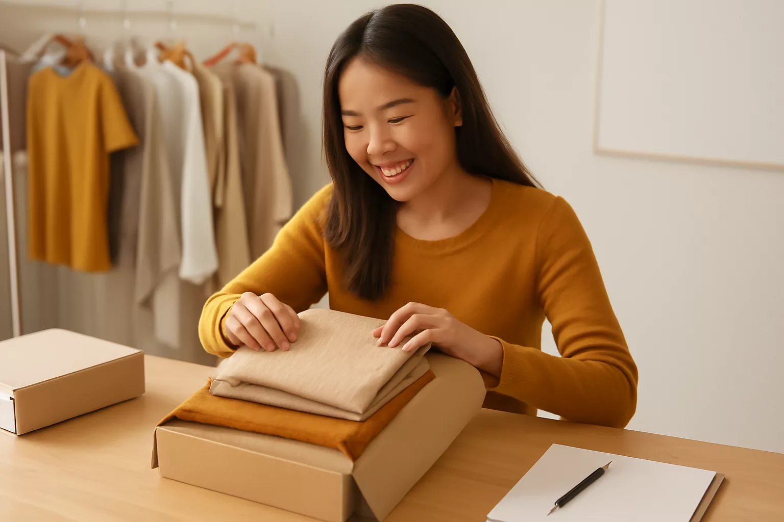 Shop thời trang online: trả lời size, còn hàng, đổi trả