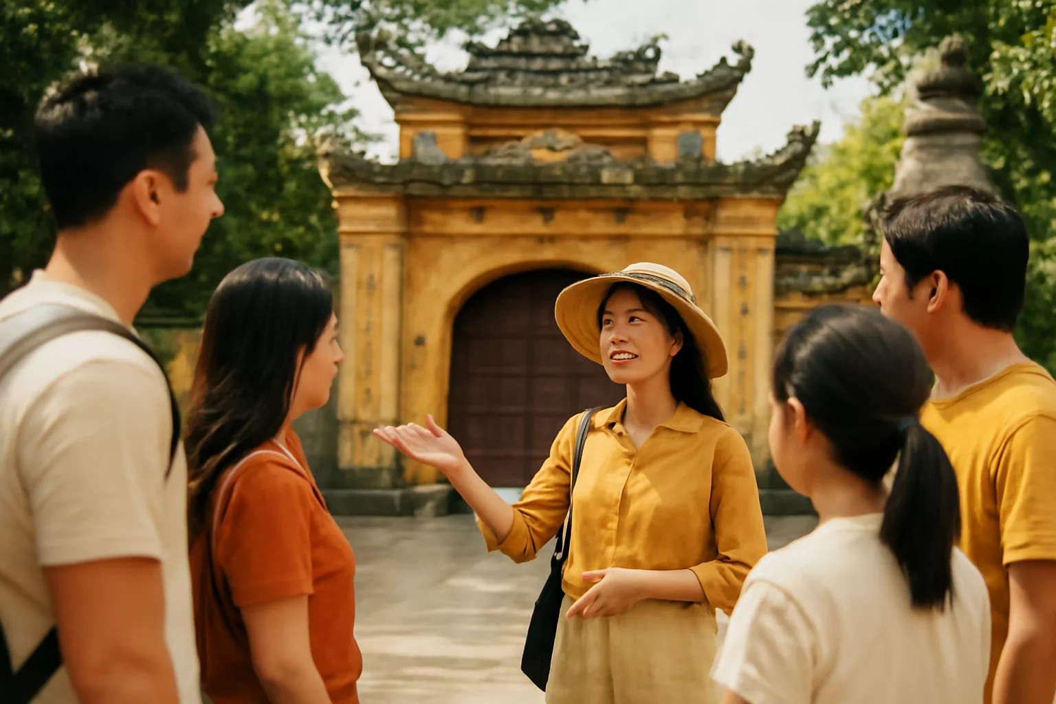 Công ty du lịch, tour: trả lời lịch trình, giá và chỗ còn
